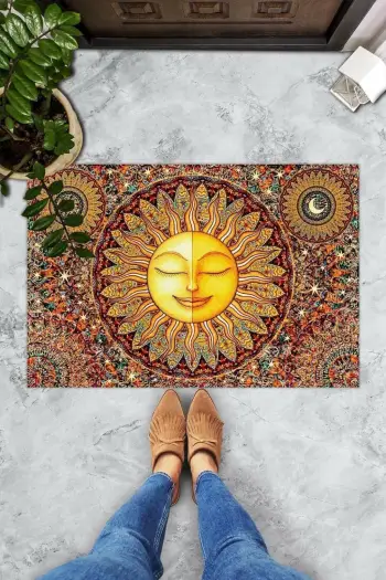 Shilte hyrëse PVC Conceptum Hypnose, Happy Sun, shumëngjyrëshe, 40x60cm