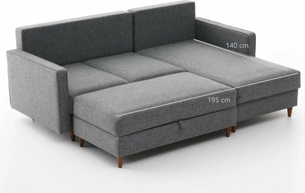 Këndare Eva, gri, Atelier del Sofa, e djathtë - 8