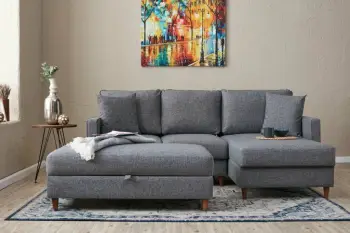 Këndare Eva, gri, Atelier del Sofa, e djathtë