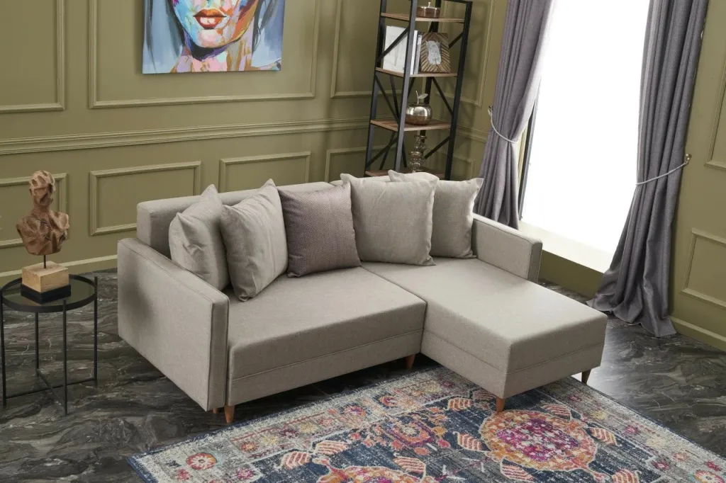 Kënd divan-krevat Aydam, ngjyrë krem, Atelier del Sofa - 2