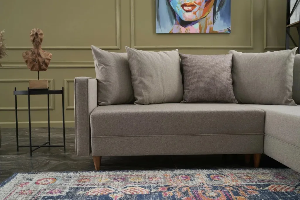 Kënd divan-krevat Aydam, ngjyrë krem, Atelier del Sofa - 3
