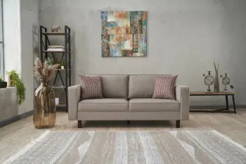 Divan dy vendësh Atelier del Sofa, lino Kale, krem