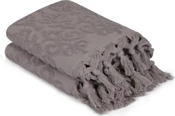 Set peshqirësh duarsh (2 copë), Mijölnir, Baglamali Kilim, ngjyrë lejla