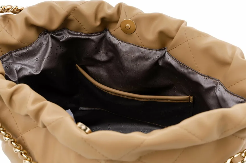 Çantë shpine për supe, ngjyrë camel, Vince Camuto, Milan - 3