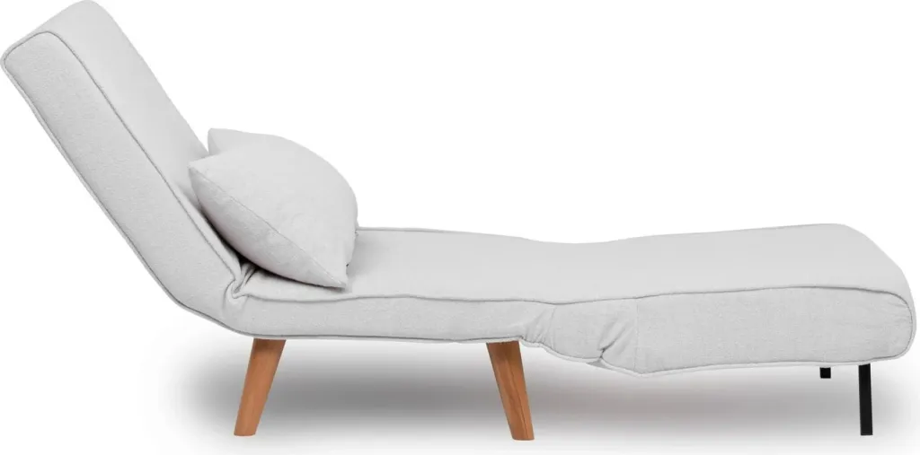 Krevat-karrige një vendi Atelier del Sofa, Folde Single, material teddy, e bardhë - 12
