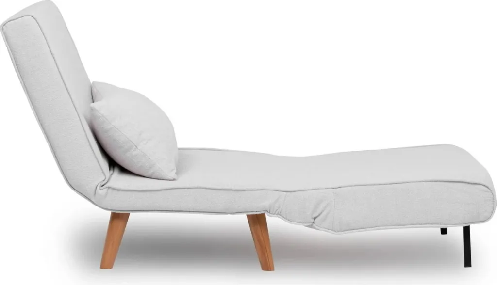 Krevat-karrige një vendi Atelier del Sofa, Folde Single, material teddy, e bardhë - 13