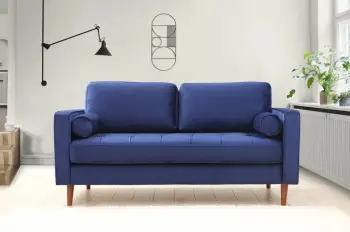 Divan dy-vendësh Atelier del Sofa, ngjyrë blu e errët, Rome