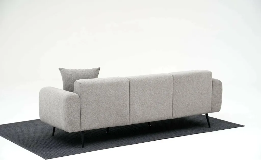 Divan treshe Atelier del Sofa, ngjyrë gri e çelët - 7