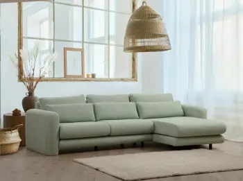 Këndare Atelier del Sofa, këndore e djathtë, ngjyrë e gjelbër