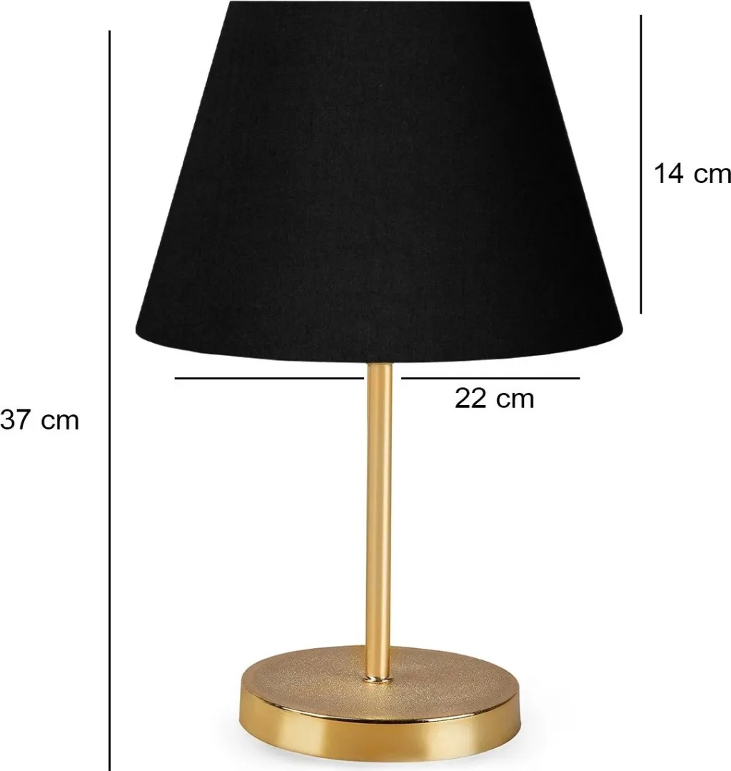 Llambë tavoline Opviq, AYD-3154, e zezë dhe ari - 3