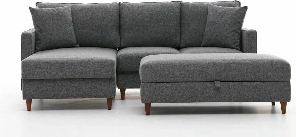 Këndare Eva, ngjyrë gri, Atelier del Sofa, pjesa e majtë - 5