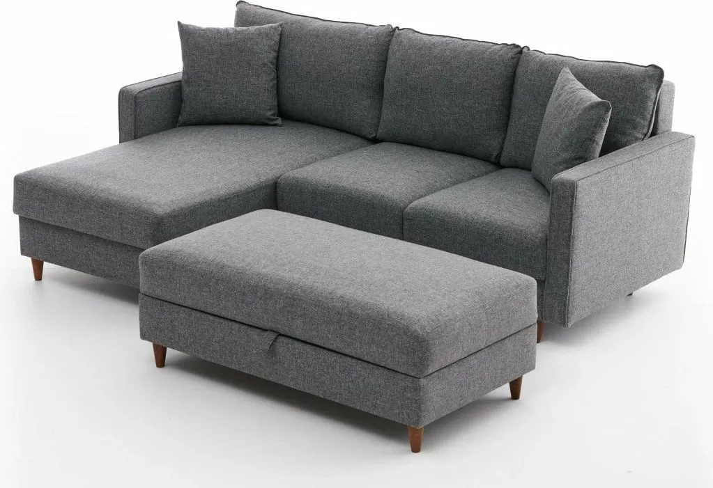 Këndare Eva, ngjyrë gri, Atelier del Sofa, pjesa e majtë - 6