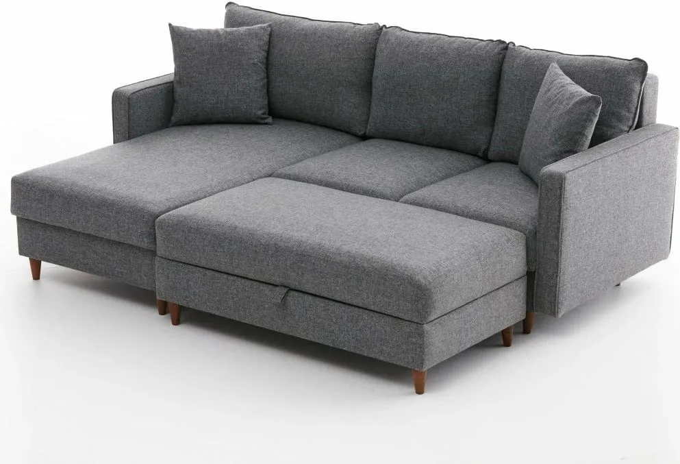 Këndare Eva, ngjyrë gri, Atelier del Sofa, pjesa e majtë - 7