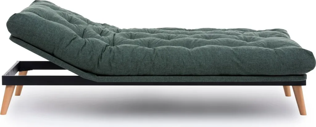 Divan-krevat treshe Atelier del Sofa, Saki, ngjyrë e gjelbër - 12