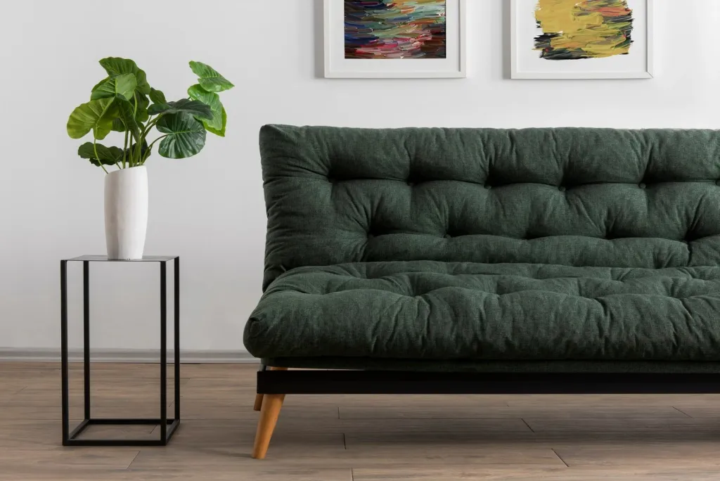 Divan-krevat treshe Atelier del Sofa, Saki, ngjyrë e gjelbër - 4