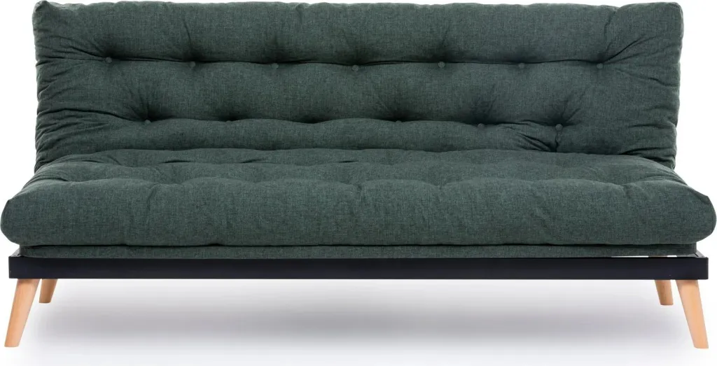 Divan-krevat treshe Atelier del Sofa, Saki, ngjyrë e gjelbër - 10