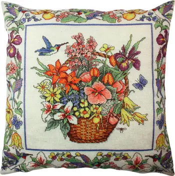 Jastëk dekorativ Aberto Design, A11835, shumëngjyrësh, 43x43cm