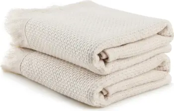 Set peshqirësh për larje (2 copë), Mijölnir, Mia, ngjyrë kapuçino