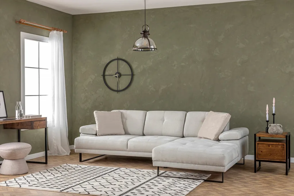 Këndollëse Atelier del Sofa, Mustang Large, e djathtë, bezhë - 2
