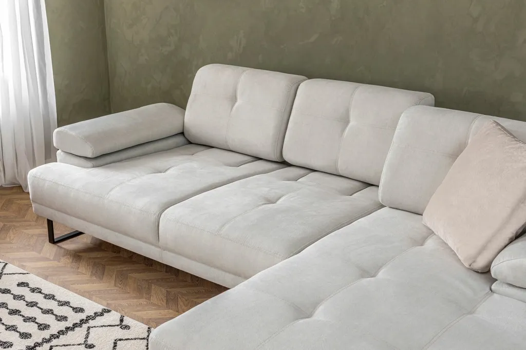 Këndollëse Atelier del Sofa, Mustang Large, e djathtë, bezhë - 7