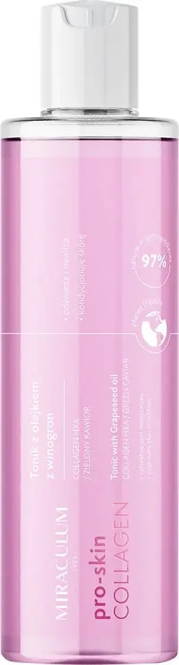 Tonik për fytyrë për femra Miraculum Pro-Skin Collagen me vaj rrushi 200ml