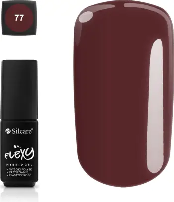 Llak për thonj Silcare Flexy Hybrid Gel 77 për femra 4.5g