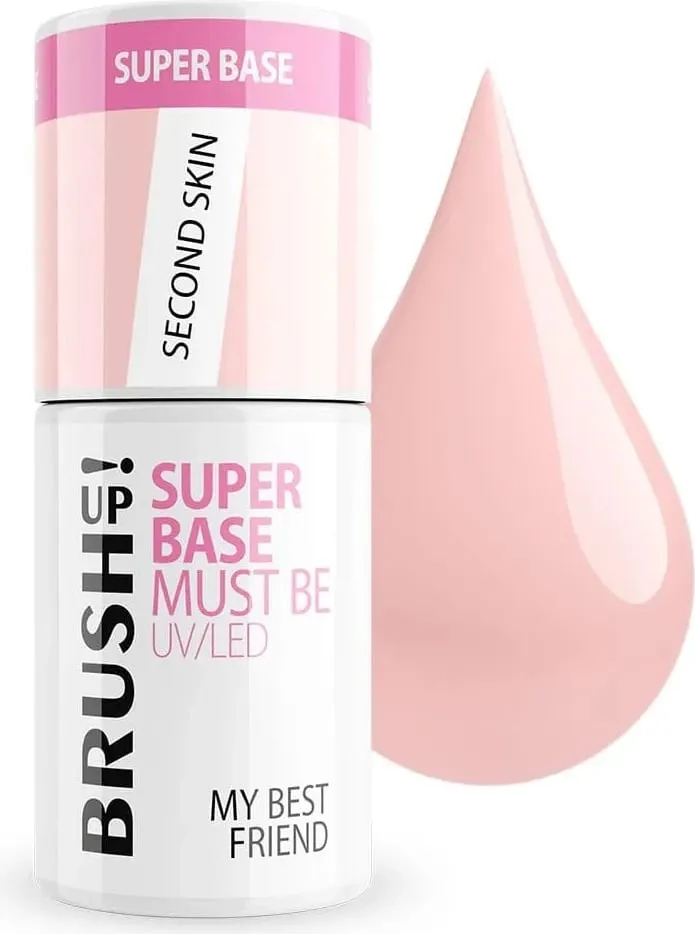 Bazë për thonj BrushUp! Super Base Hybrid Second Skin për femra, 5g - 1