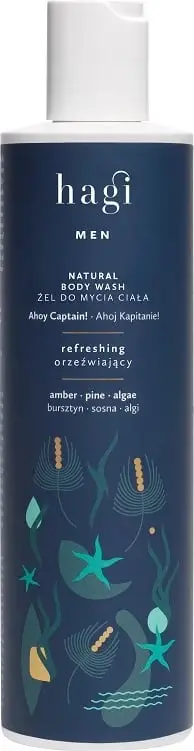 Xhel larës trupi Hagi Hagi Cleansing Gel for Men Ahoy Captain, 300 ml