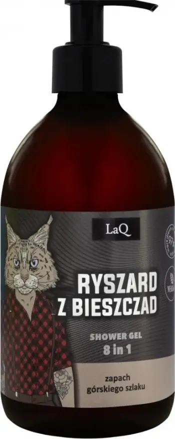 Xhel dushi për meshkuj LaQ 8-në-1 Ryszard nga Bieszczady Exclusive 500ml