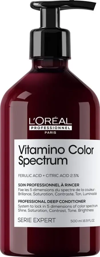 Kondicioner për flokë të lyer L'Oreal Professionnel Serie Expert Vitamino Color Spectrum për femra, 500ml