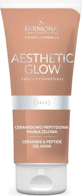 Maskë xheli për fytyrë Farmona Professional Aesthetic Glow Ceramide-Peptide për femra, 200ml