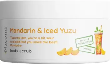 Peeling trupi për femra Nacomi me aromë mandarine dhe yuzu, 100ml