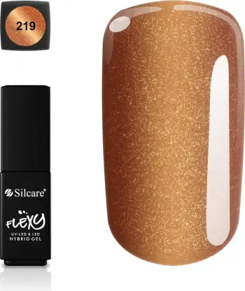 Llak për thonj për femra Silcare Flexy Hybrid Gel 219, 4.5g
