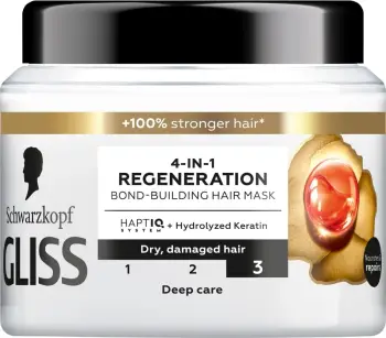 Maskë flokësh Gliss Regeneration 4 në 1, rigjeneruese, 400ml