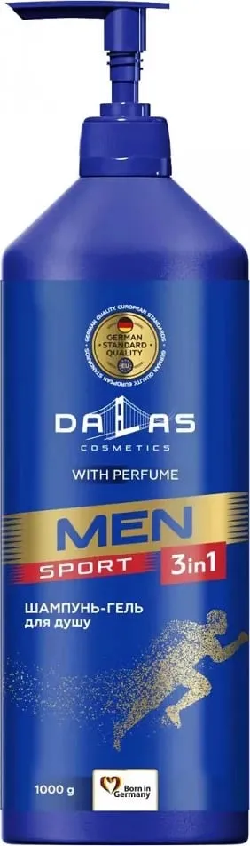 Xhel dushi 3-në-1 për meshkuj Dalas Men Sport 1000g - 1