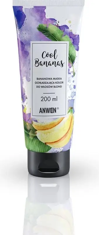 Maskë për flokë për femra Anwen Cool Bananas për flokë bionde 200ml