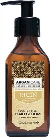 Serum për flokë Arganicare Castor Oil Stimulating Hair Growth për femra 100ml