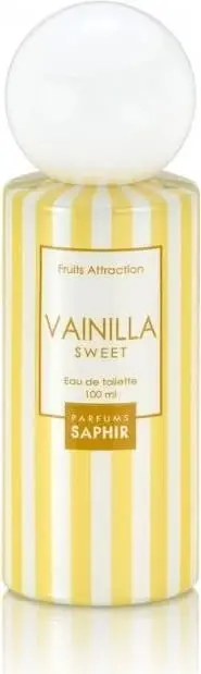 Eau de Toilette për femra Saphir Fruit Attraction Vanilla Sweet, 100ml