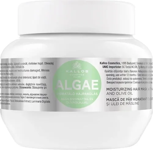 Maskë për flokë Kallos Algae Moisturizing për femra 275ml - 1