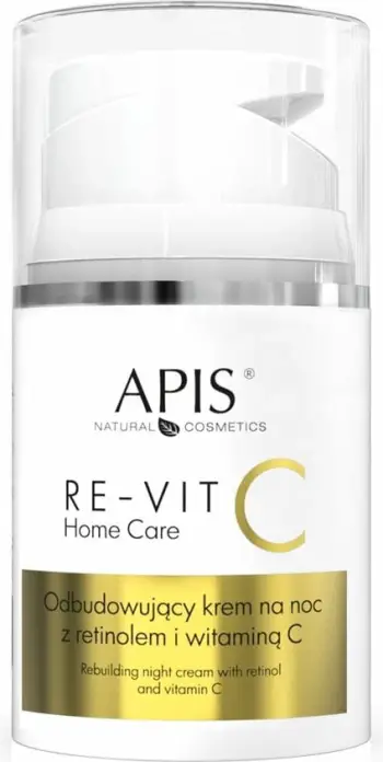 Krem nate për fytyrë APIS Re-Vit C Home Care me retinol dhe vitaminë C, 50ml