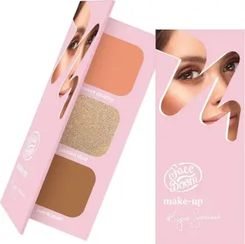 Paletë për konturim fytyre Face Boom Brunette për femra, 21g