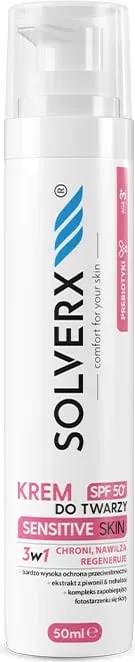 Krem fytyre Solverx Face Cream, SPF 50+, 50ml - 1