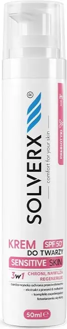 Krem fytyre Solverx Face Cream, SPF 50+, 50ml