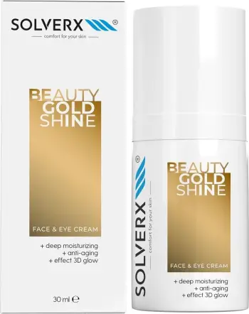 Krem fytyre dhe nën sy për femra SOLVERX Beauty Gold Shine 30ml