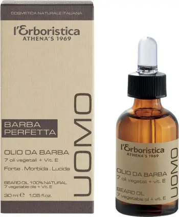 Vaj për mjekër L'Erboristica Uomo Classic për burra 30ml