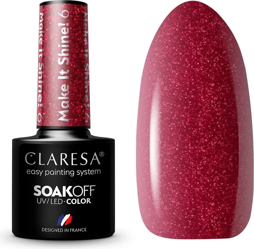 Llak për thonj për femra Claresa Make It Shine! Hybrid, 5g - 1