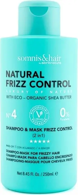 Shampon & maskë për flokë për femra Somnis&Hair Natural Frizz Control, 250ml