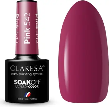 Llak për thonj për femra Claresa 542 pink 5g
