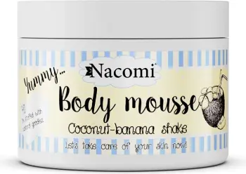 Mousse për trup Nacomi Coconut-Banana Shake për femra 180ml