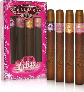Ujë parfumi për femra Cuba Original Latino set Copacabana Carnaval Maya Cactus 4x35ml